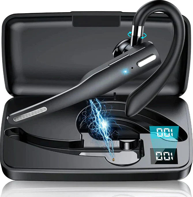 Casque/Écouteur sans fil Bluetooth 5.1 à double micro Trucker avec réduction de bruit