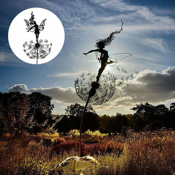 Sculptures de jardin en acier Fairy