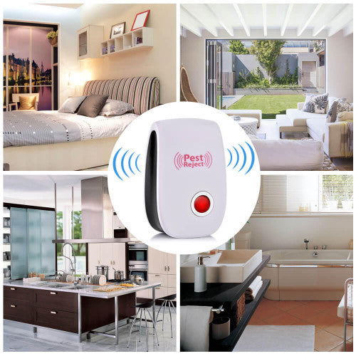 Répulsif à ultrasons contre les nuisibles – Répulsif électrique contre les insectes et les rongeurs pour usage intérieur