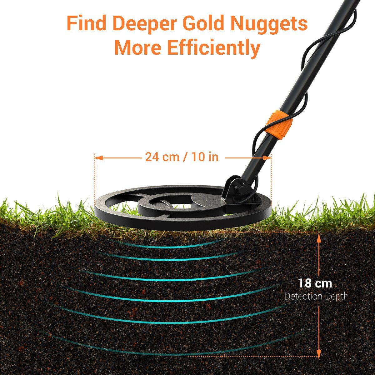 Best Gold Metal Detector | Pinpoint All Metal Detector Hand Held