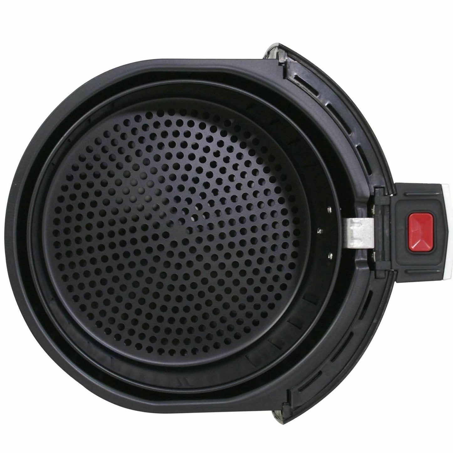 Freidora de aire eléctrica de 1500W con capacidad de 3.7 Qt, 8 preajustes de cocción, pantalla LCD, control de temperatura y temporizador
