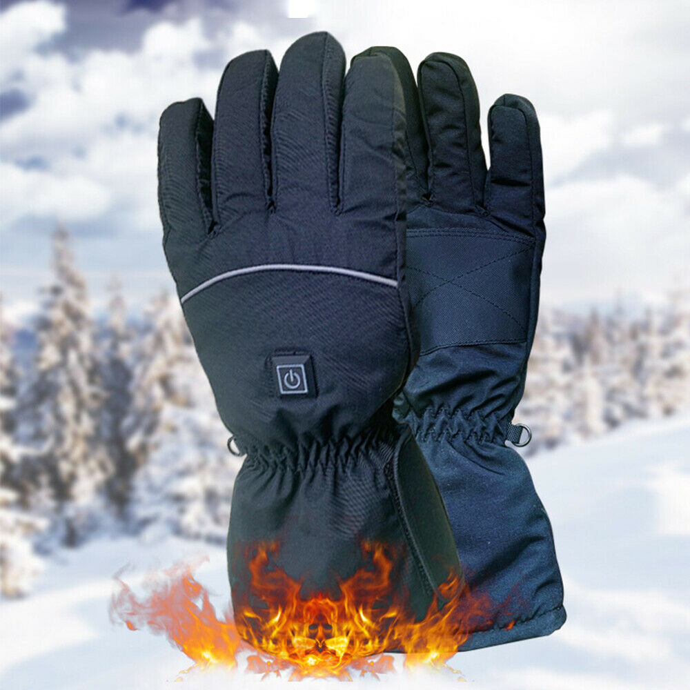 Electric Rechargeable Heated Winter Hand Warmer Gloves – Waterproof & Touchscreen-Compatible