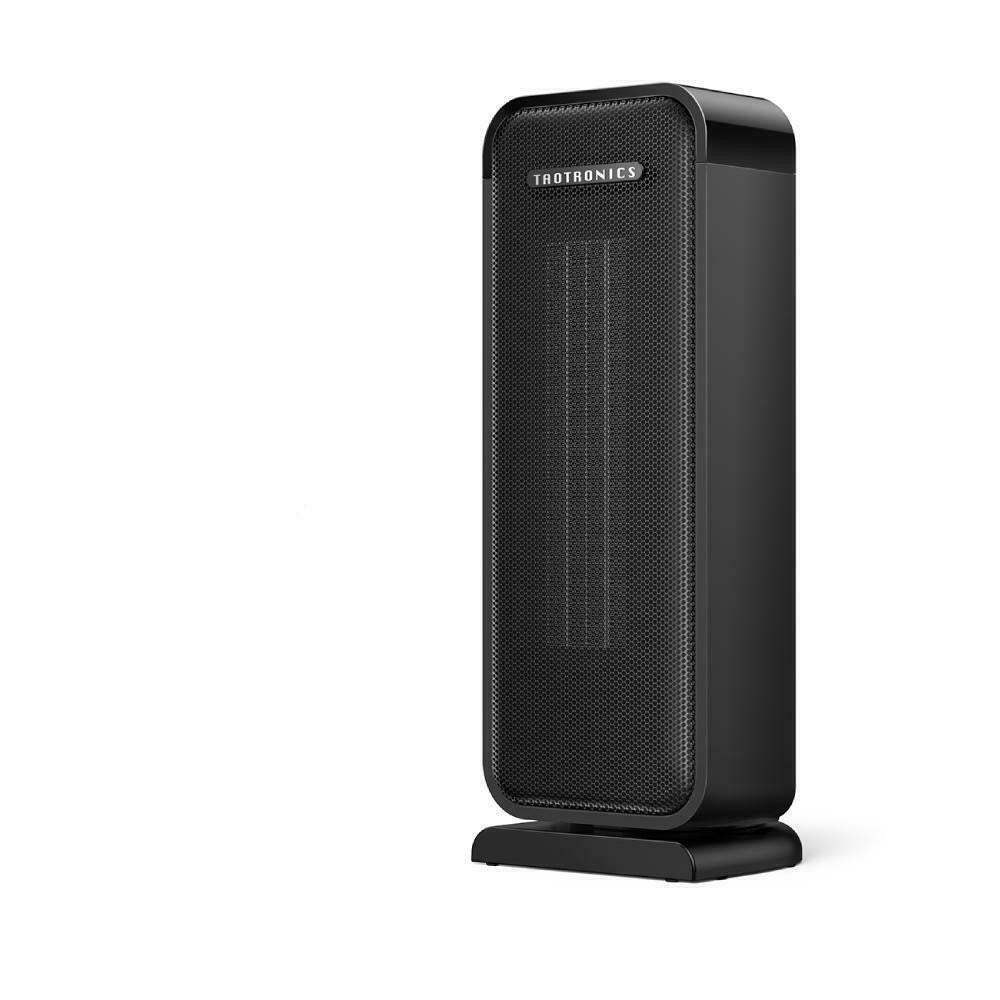 מחמם חלל חשמלי נייד – מחמם קרמי פנימי 1500W עם תרמוסטט מתכוונן ושלט רחוק