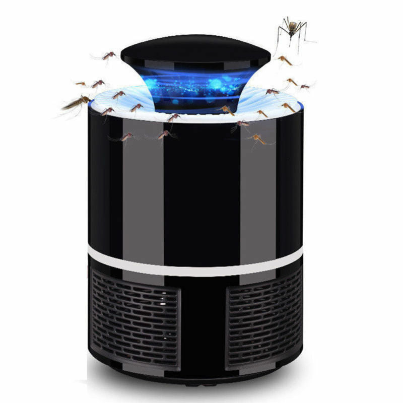 Electric Mosquito Trap & LED Fly Zapper – USB Powered Insect Killer with Violet Light & Silent Suction Fan