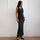 Seraphina - Conjunto elegante de chaleco sin mangas y falda larga para mujer