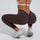 Leggings Sexy de Cintura en V Push Up para Mujer Leggings de Fitness Sensación Desnuda Pantalones de Yoga