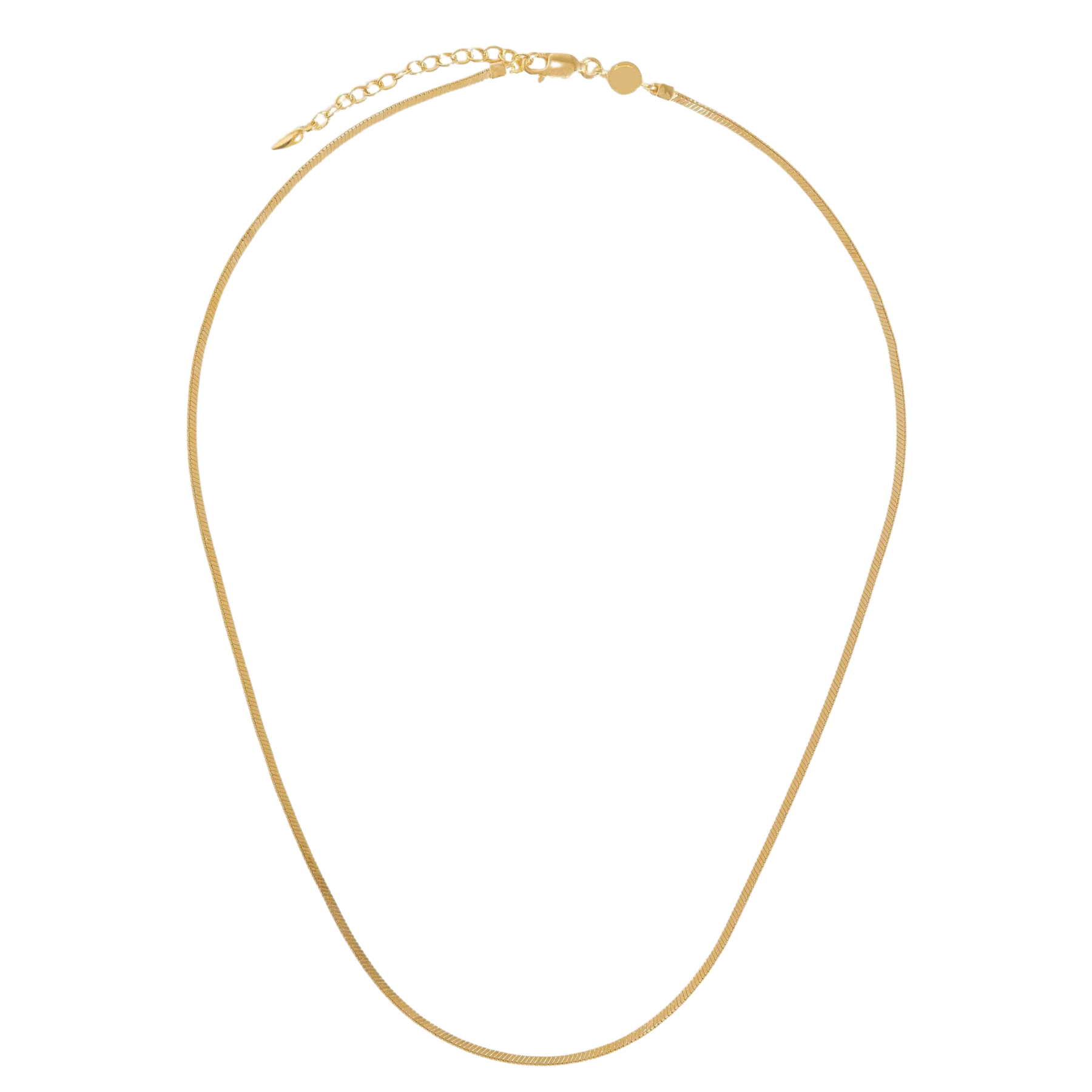 Square Snake Chain Necklace
