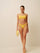 Conjunto de bikini con escote redondo texturizado