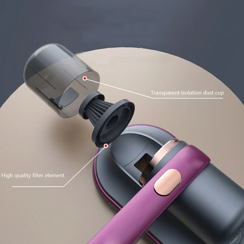 مكنسة فراغ للمرتبة، مكنسة فراغ للسرير مع ضوء UV-C