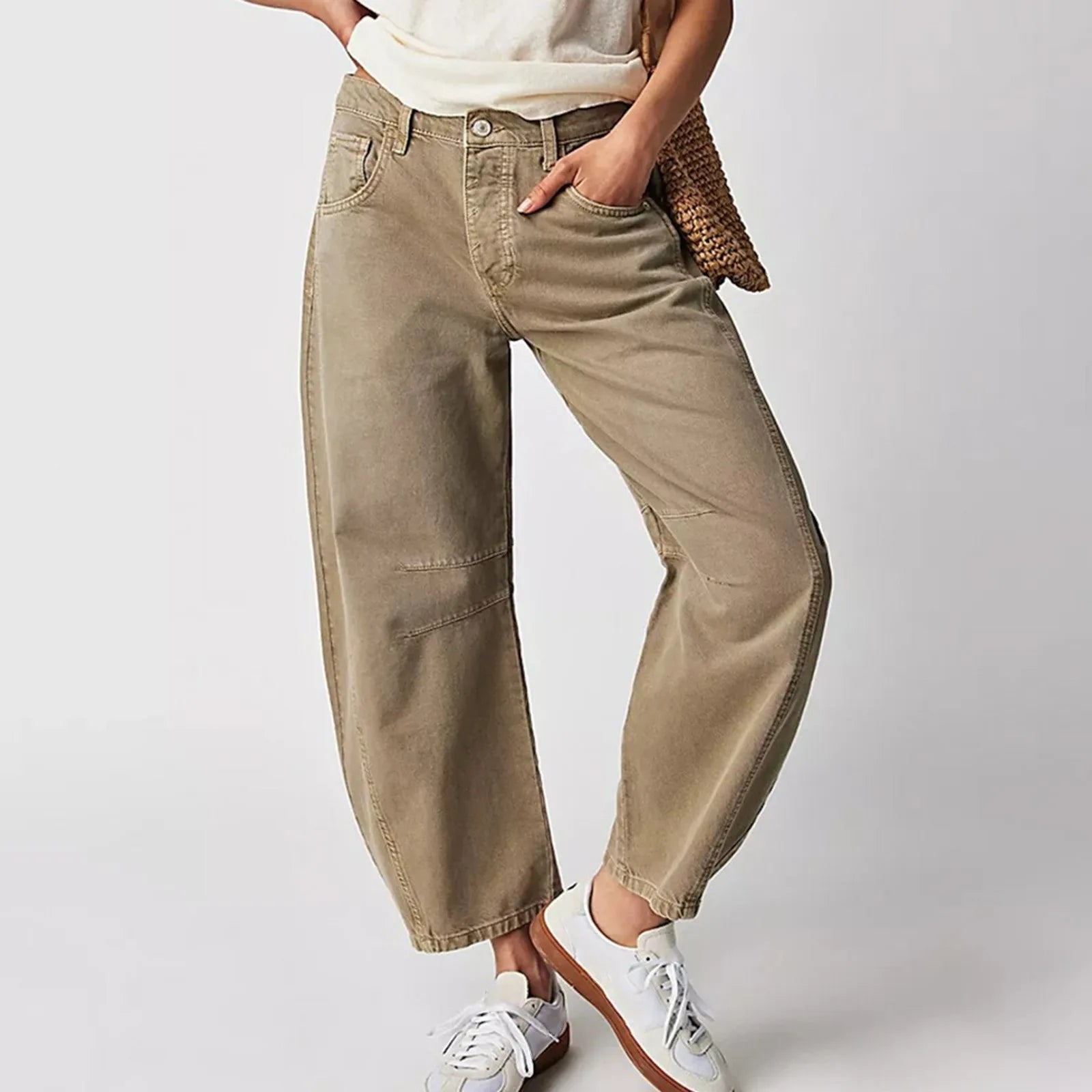 Vintage Wide-Leg Jeans For Women