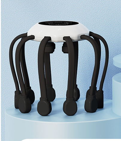Smart elektrisk huvudmassager bläckfisk