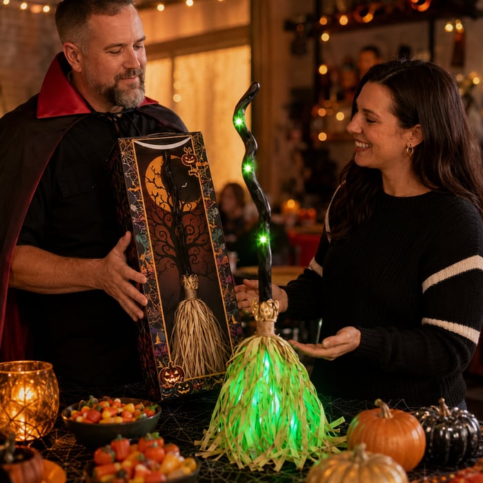 Ventayo – Motion Activated Halloween Broom Light