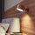 Lámpara de pared minimalista de madera con luz LED magnética táctil recargable por USB para noche