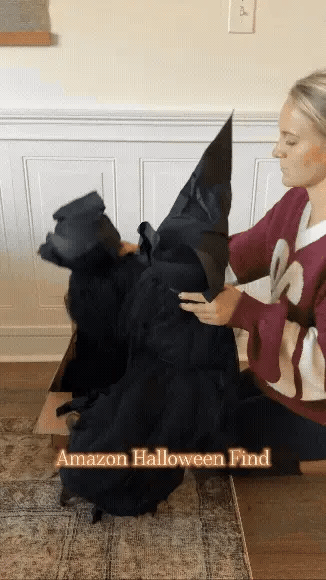 WitchGlow – Lighted Halloween Witch Garden Stakes