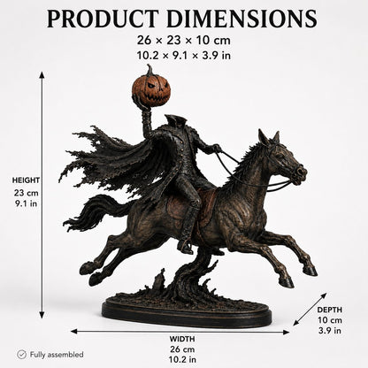 MidnightChase – Headless Horseman Halloween Statue