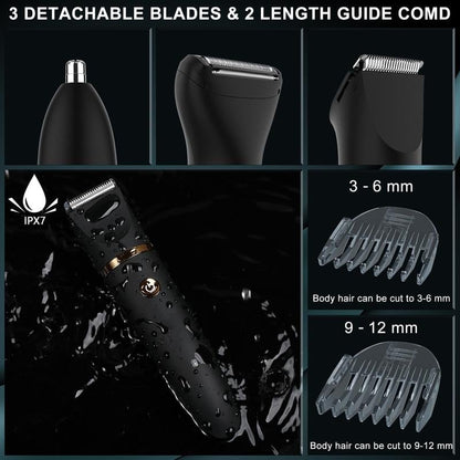 GroomShave | 3-in-1 Electric Body Shaver