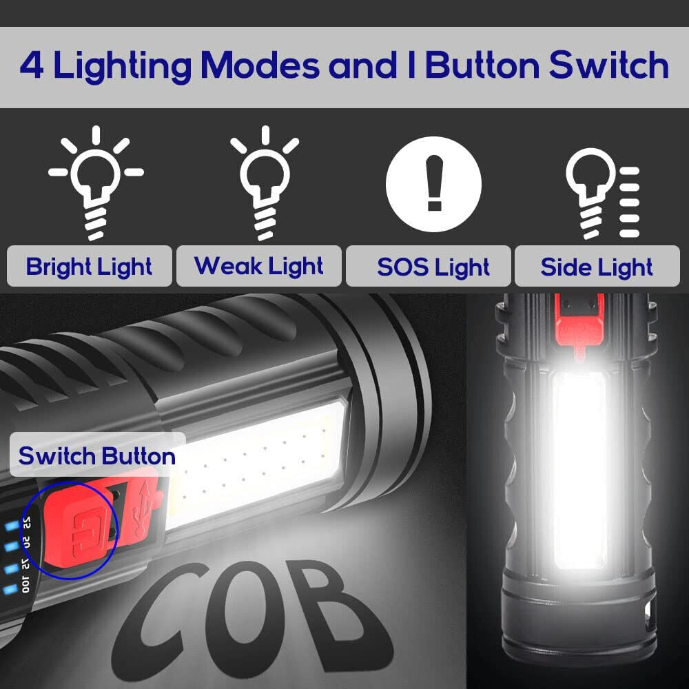 Brightest Flashlight 990000000 Lumens