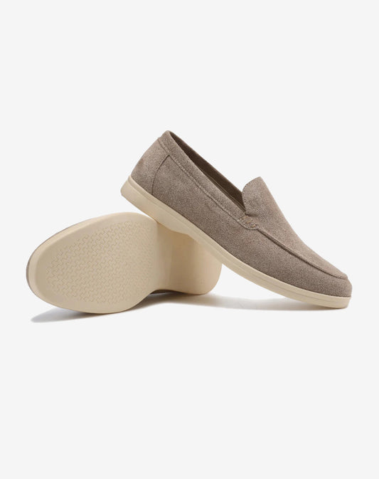 Antonio Suede Loafers – Premium Faux Suede, Lightweight & Versatile Men's Dress Shoes