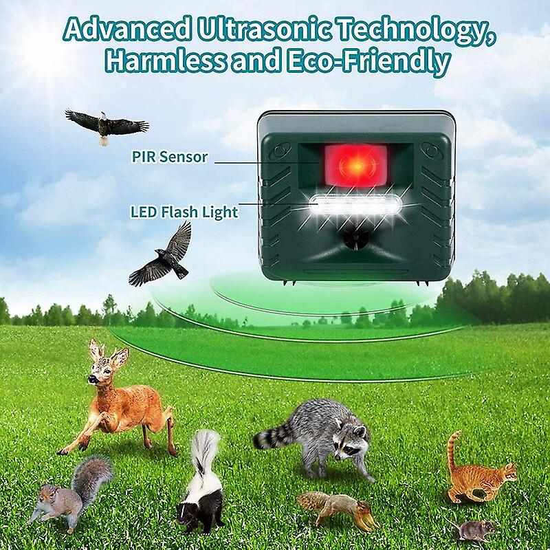 Woodpecker Ultrasonic Repeller for Effective Bird Control - Get Rid of Woodpeckers