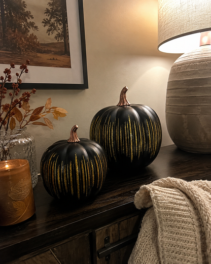 Decorative Twinkling Glass Pumpkin Light – Ventayo