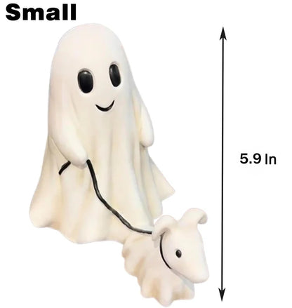 Ghostly Pumpkin Dog Statue – Ventayo