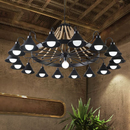 Vintage industriële hanglamp kroonluchter verlichting