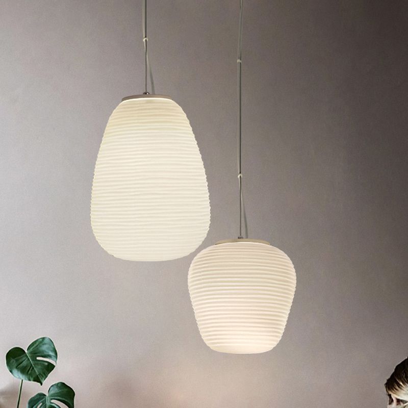 Lámpara colgante simple de vidrio/metal de diseño