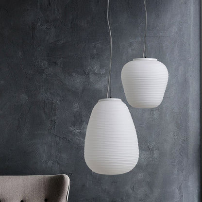 Lámpara colgante simple de vidrio/metal de diseño