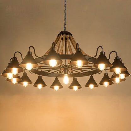 Vintage industriële hanglamp kroonluchter verlichting