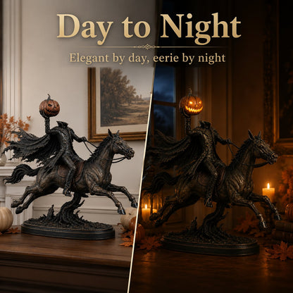 MidnightChase – Headless Horseman Halloween Statue