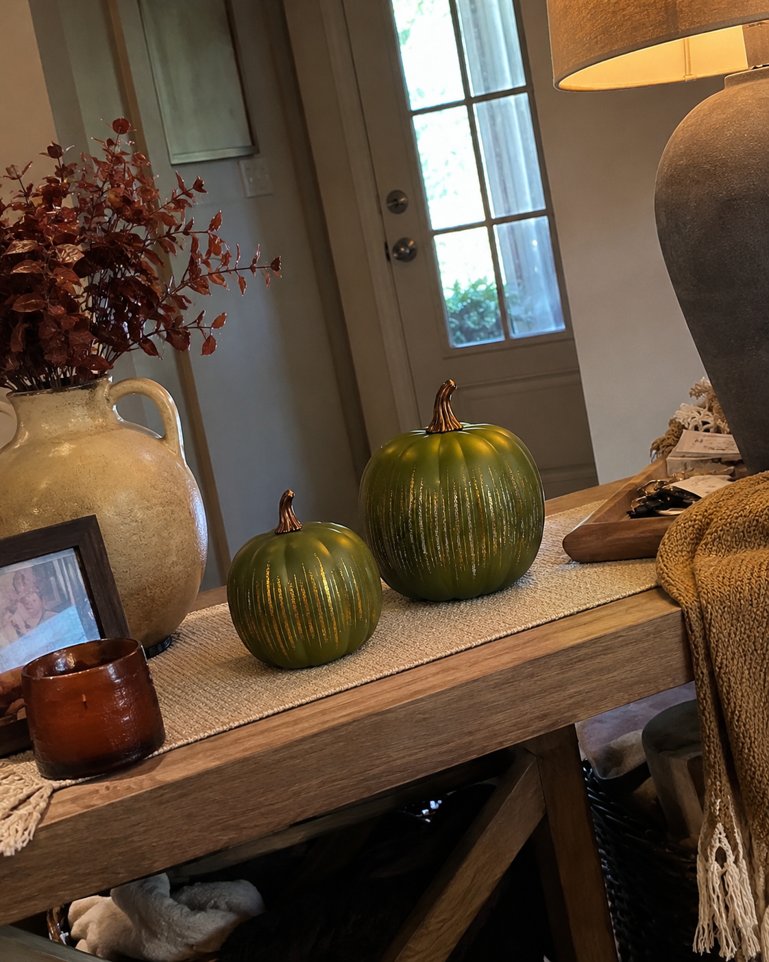 Decorative Twinkling Glass Pumpkin Light – Ventayo