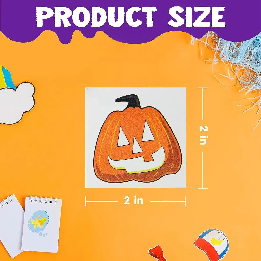 144 PCS Halloween Glowing Temporary Tattoos for Kids, 12 Designs Luminous Tattoo stickers – Ventayo