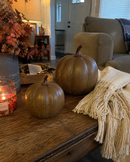 Decorative Twinkling Glass Pumpkin Light – Ventayo