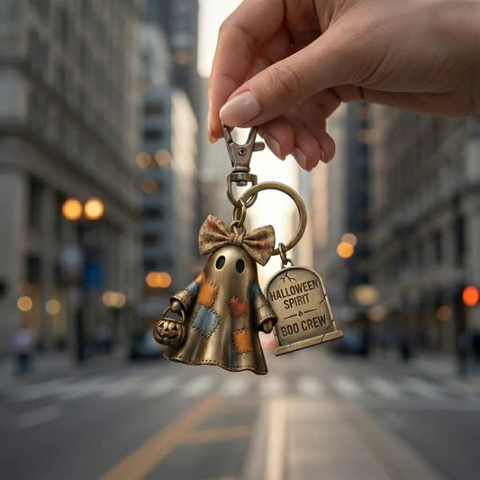BooCharm – Halloween Ghost Keychain