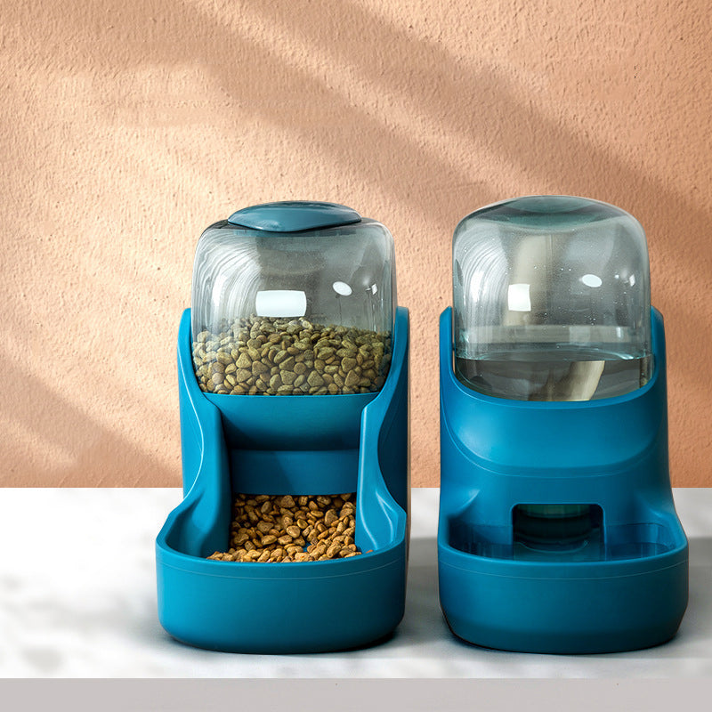 Automatischer Haustier-Wasserbrunnen Futterspender – USB-betriebener Wasserautomat für Katzen & Hunde mit gefiltertem Durchfluss