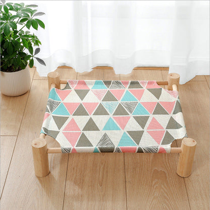 Wooden Frame Canvas Hammock