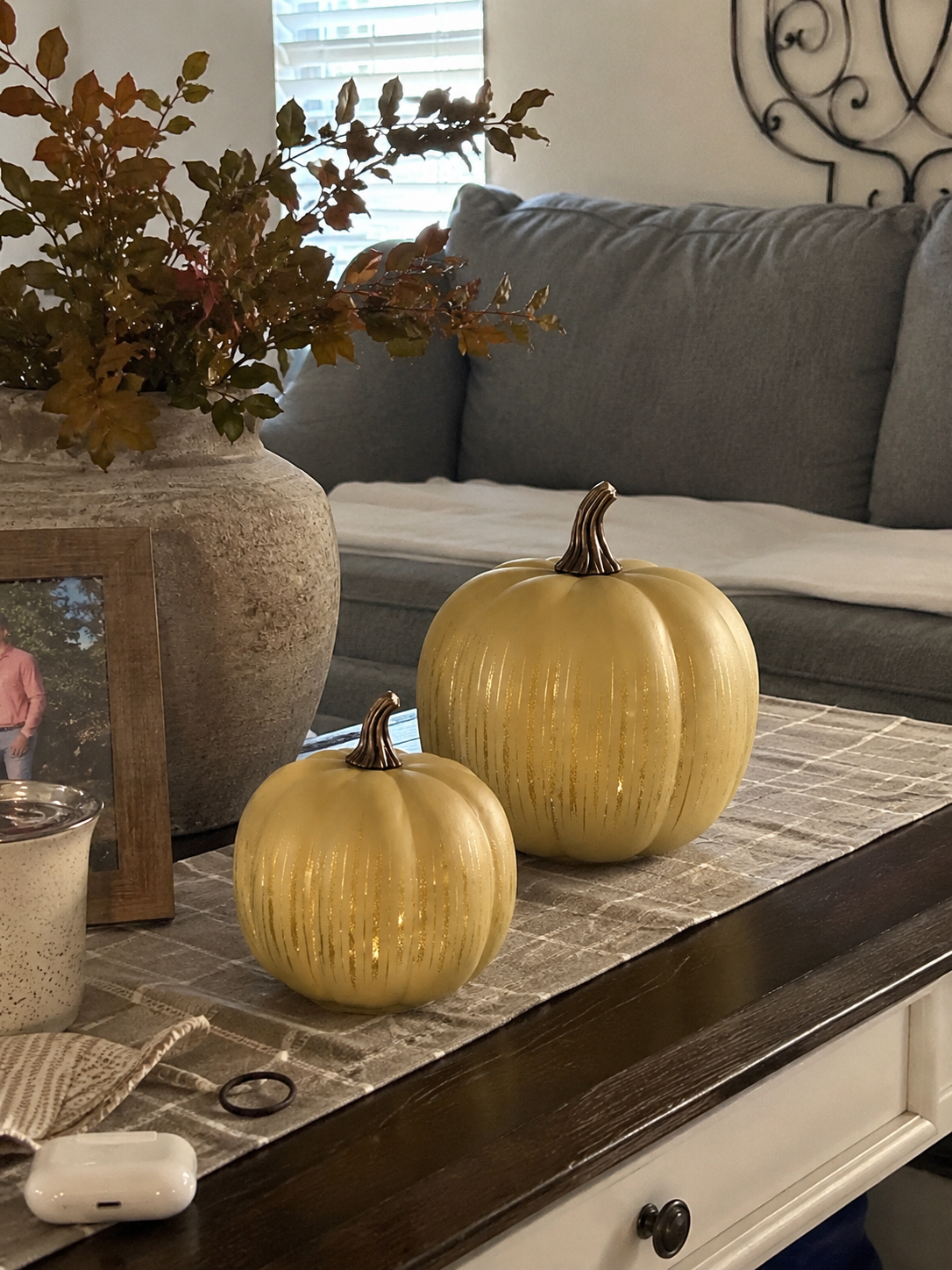 Decorative Twinkling Glass Pumpkin Light – Ventayo