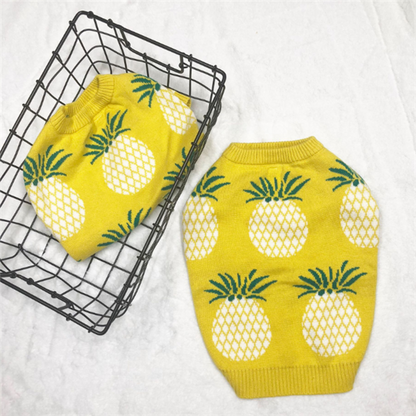 Yellow Pineapple Sweater