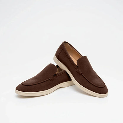 MONACO Old Money Suede Loafers for Men – Premium Suede, Sleek Design & Breathable Interior