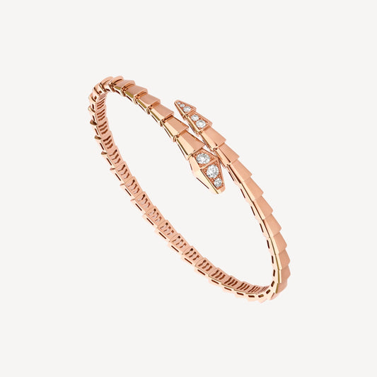 Clytia Love Serpenti Bracelet,18k Rose Gold Plated,Cubic Zircon