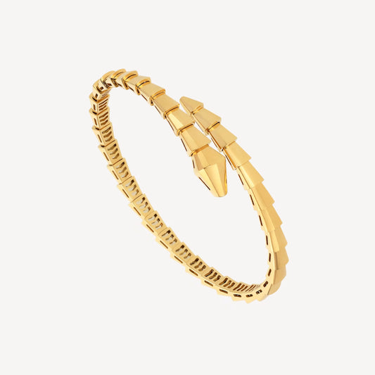 Clytia Love Serpenti Bracelet,18k Yellow Gold Plated