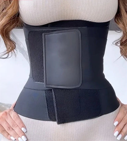 SculptFit Triple Layer Waist Trainer with Lumbar Support for Sculpting