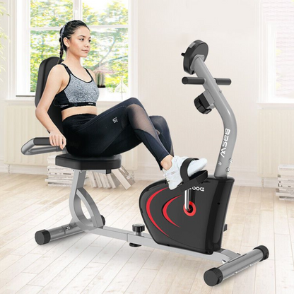 Exclusive Indoor Electric Home Gym Stationary Recumbent Exercise Fitness Bike