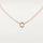 Clytia Love Trinity Necklace,18k Gold Plated