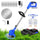 Battery Operated Cordless Grass Trimmer & Carbon Steel Weed Brush