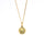 Clytia Love Natural Grape Stone Long Necklace，925 Silver, 18k Gold Plated