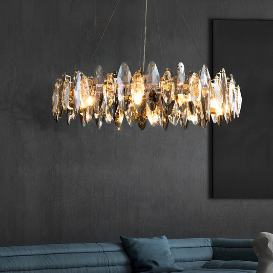 Lúxus LED lýsing Kristal ljóskrona