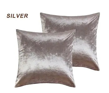 2 Pack Glowing Velvet Cushion Covers