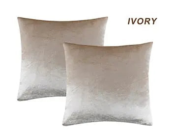 2 Pack Glowing Velvet Cushion Covers