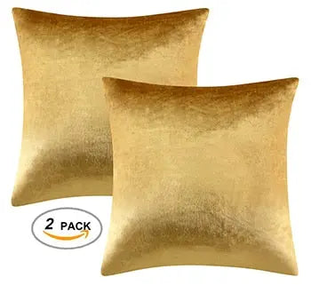 2 Pack Glowing Velvet Cushion Covers